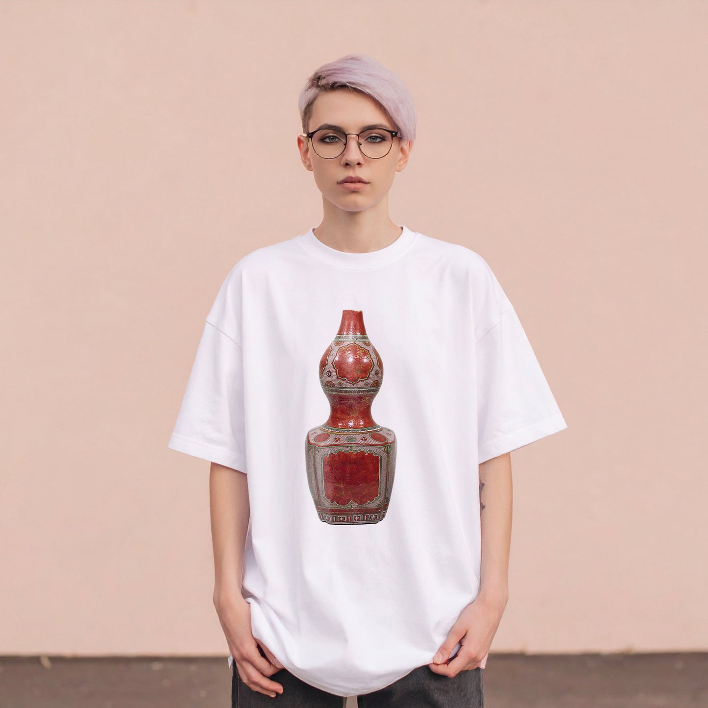 Gourd-Shaped Large Vase